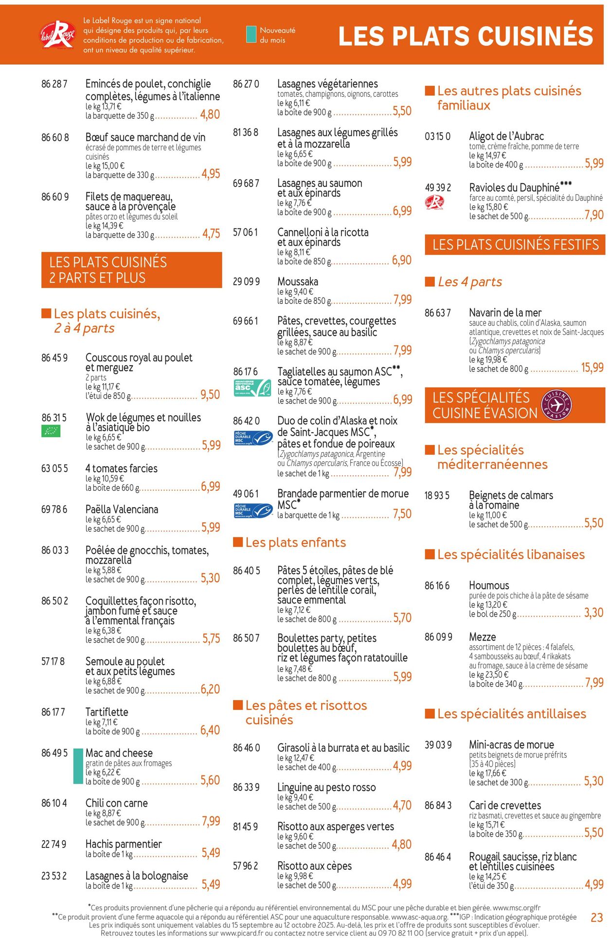 Catalogue Picard 17.11.2025 - 01.12.2025
