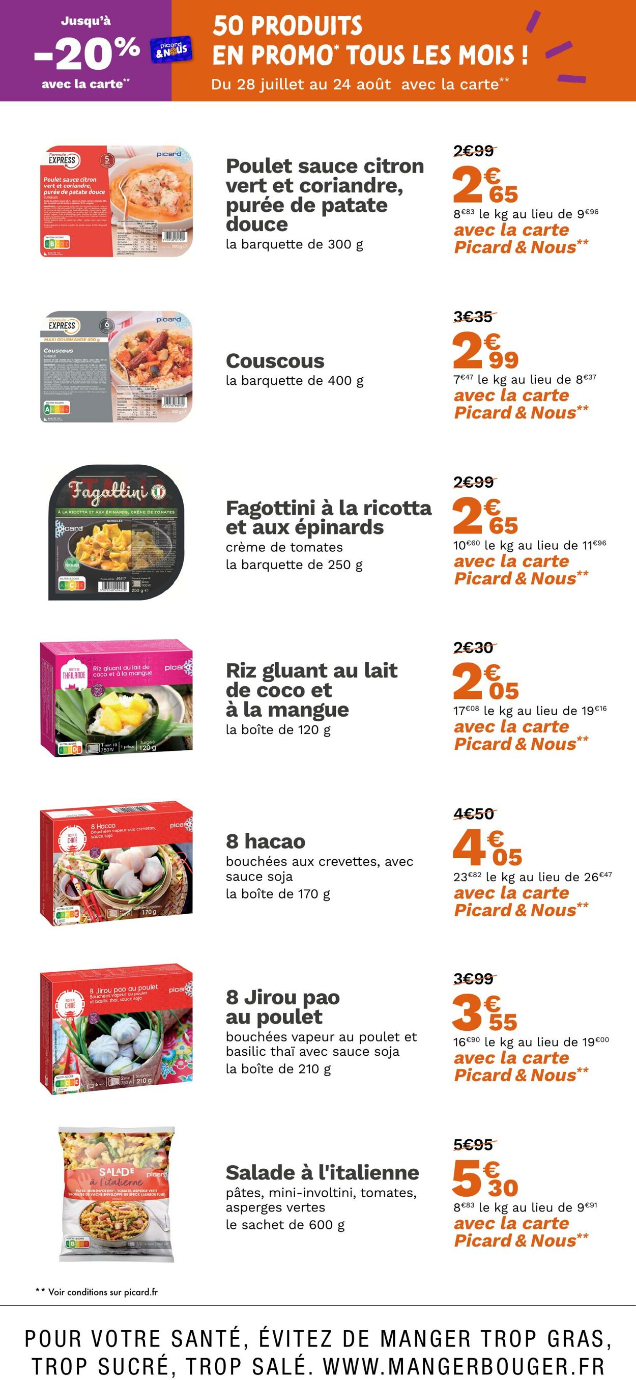 Catalogue Picard 25.08.2025 - 01.09.2025