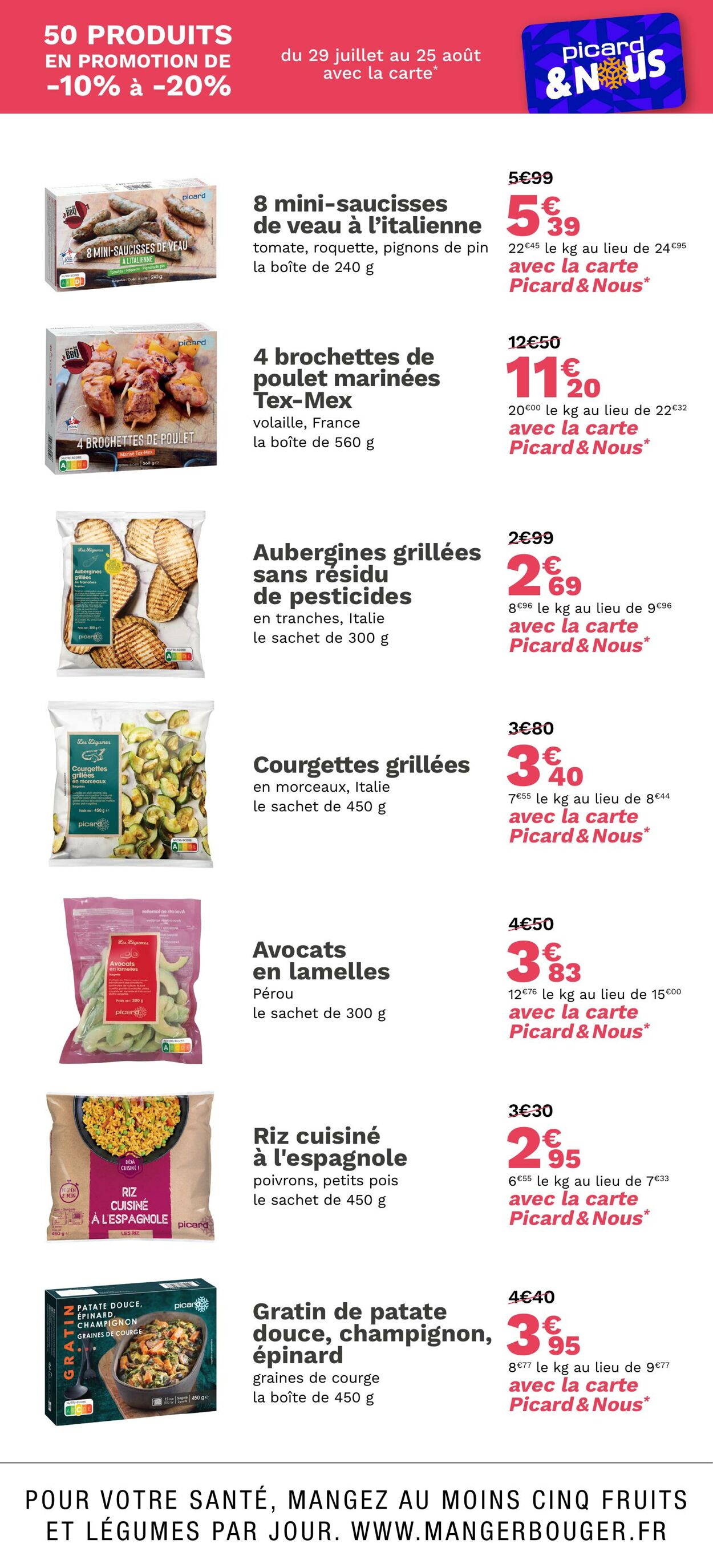 Catalogue Picard 29.07.2024 - 25.08.2024