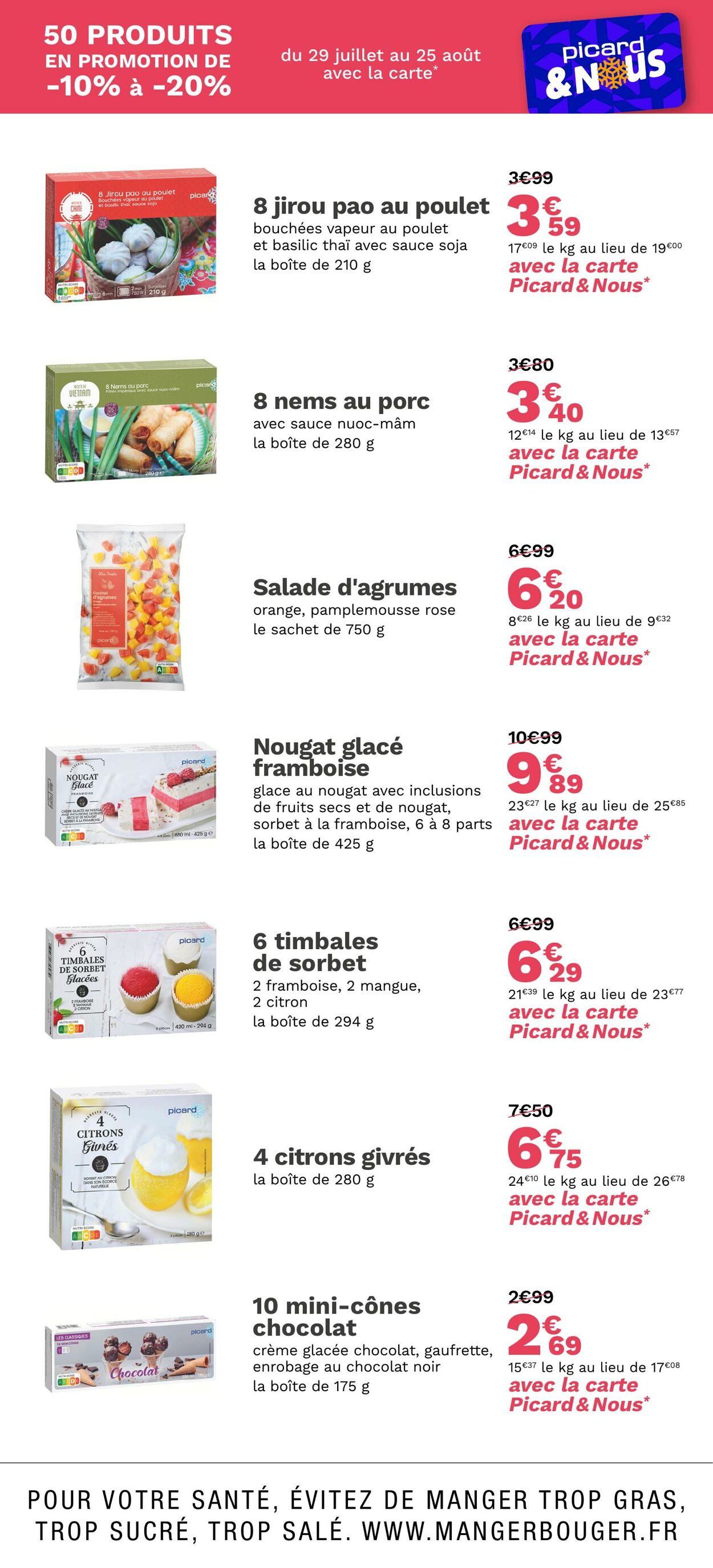 Catalogue Picard 29.07.2024 - 25.08.2024