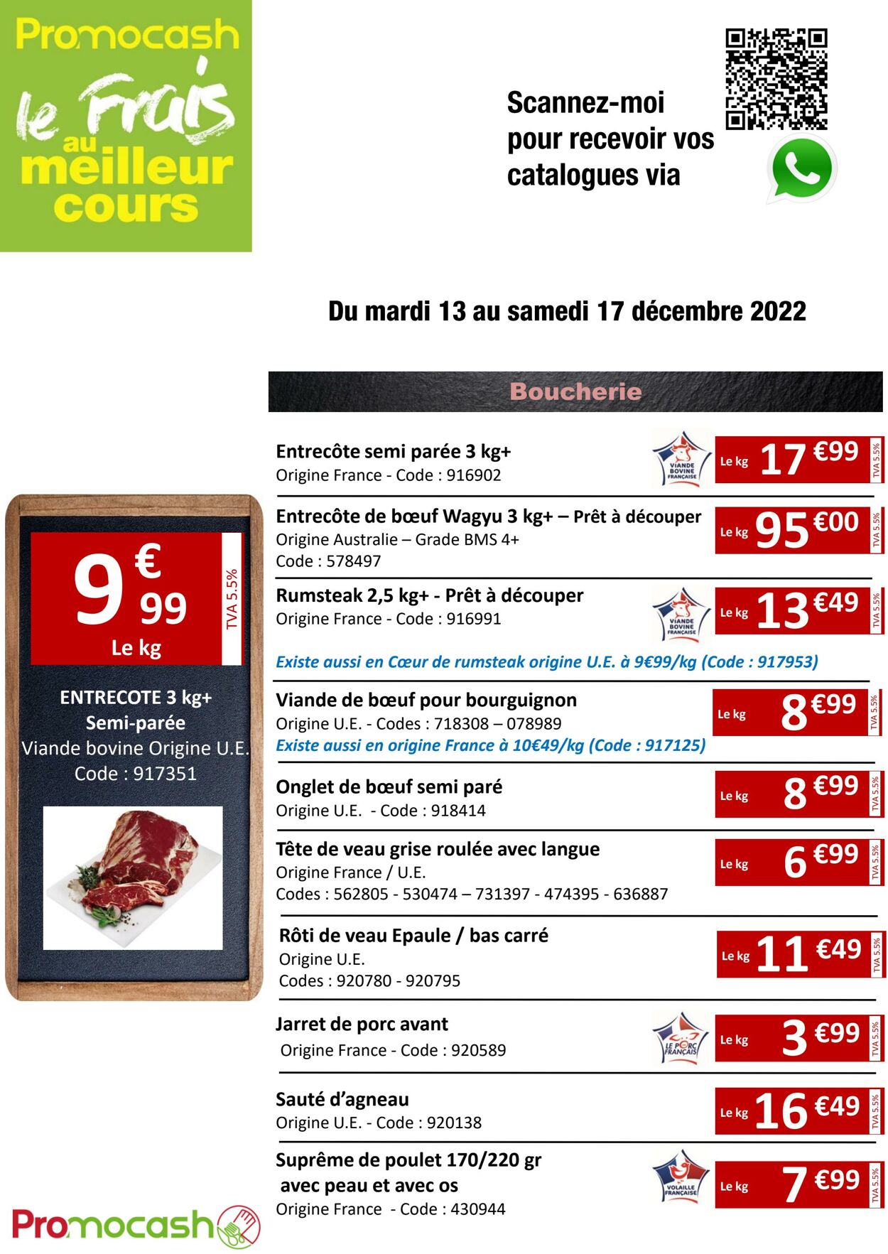 Catalogue Promocash 13.12.2022 - 17.12.2022