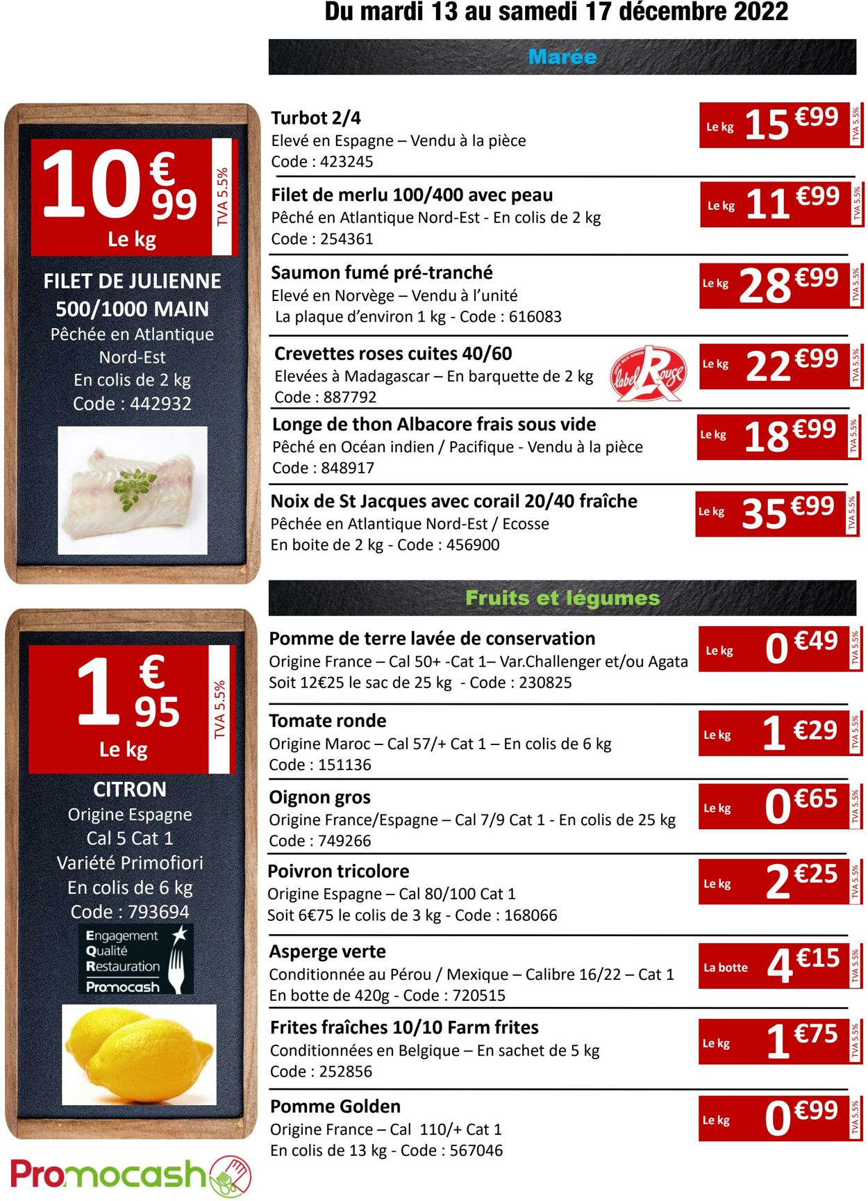 Catalogue Promocash 13.12.2022 - 17.12.2022