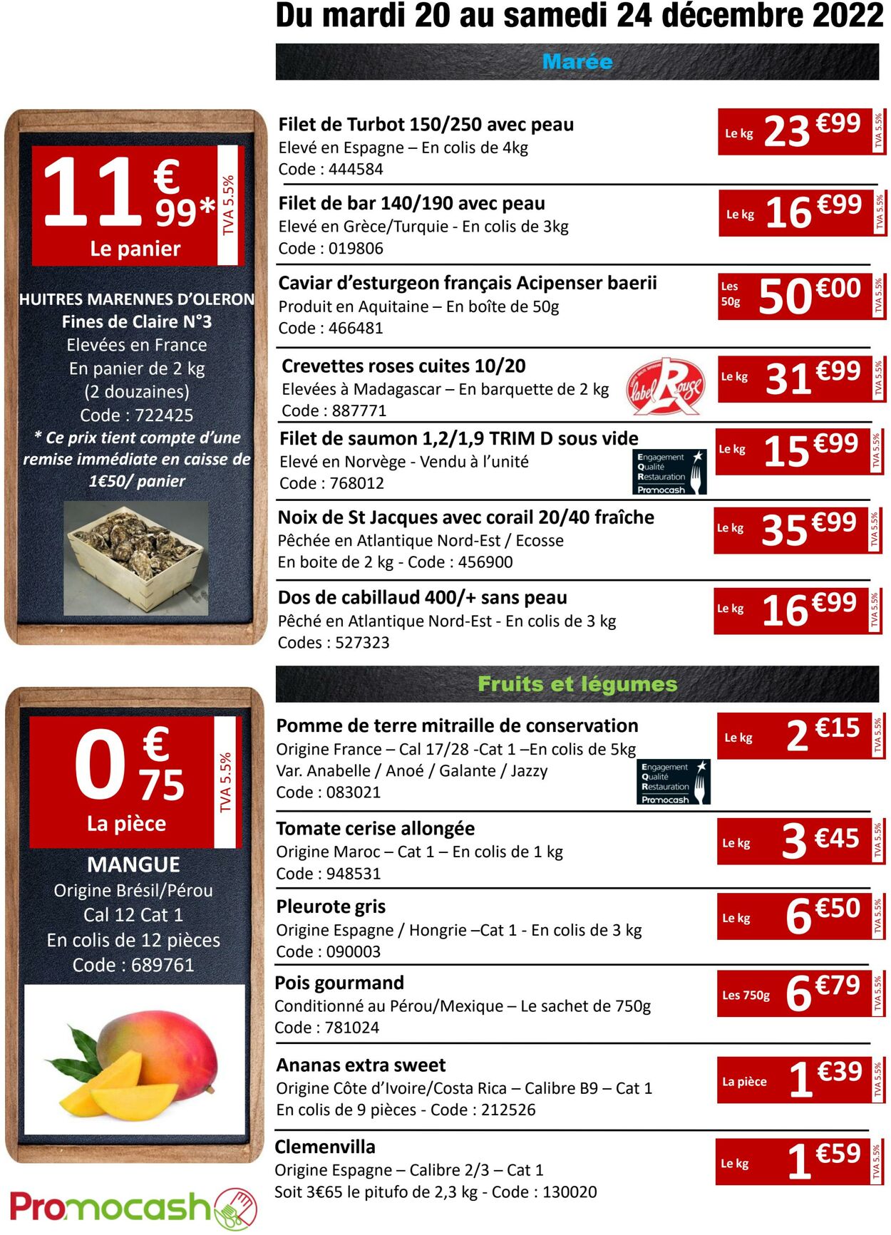 Catalogue Promocash 20.12.2022 - 24.12.2022