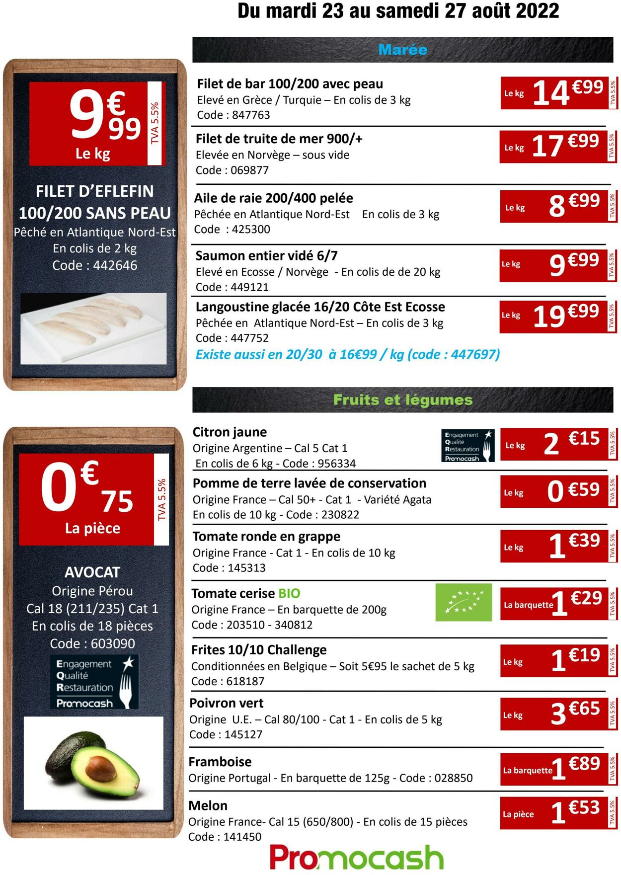 Catalogue Promocash 23.08.2022 - 27.08.2022