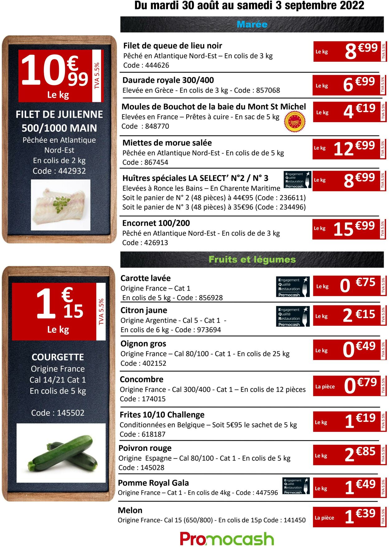 Catalogue Promocash 30.08.2022 - 03.09.2022