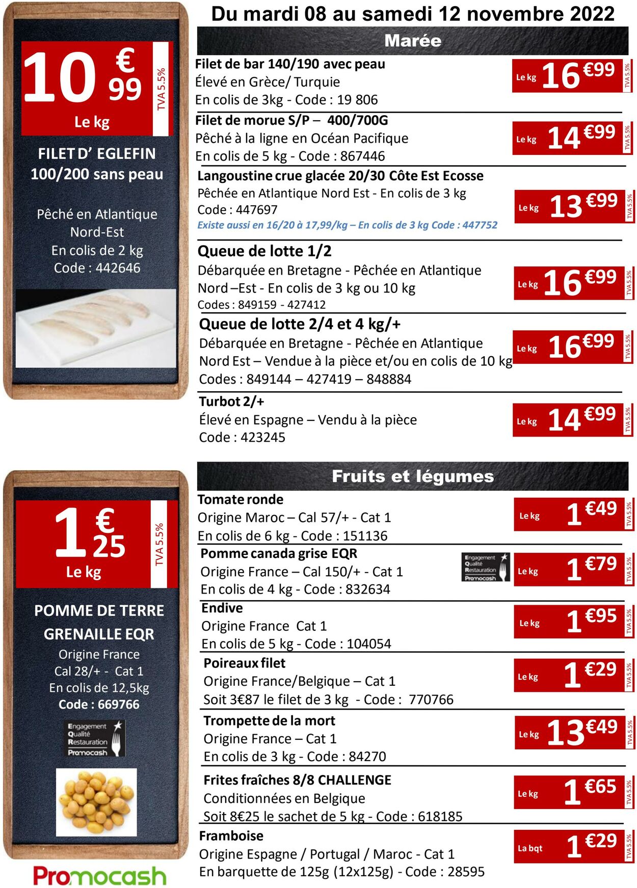 Catalogue Promocash 08.11.2022 - 12.11.2022