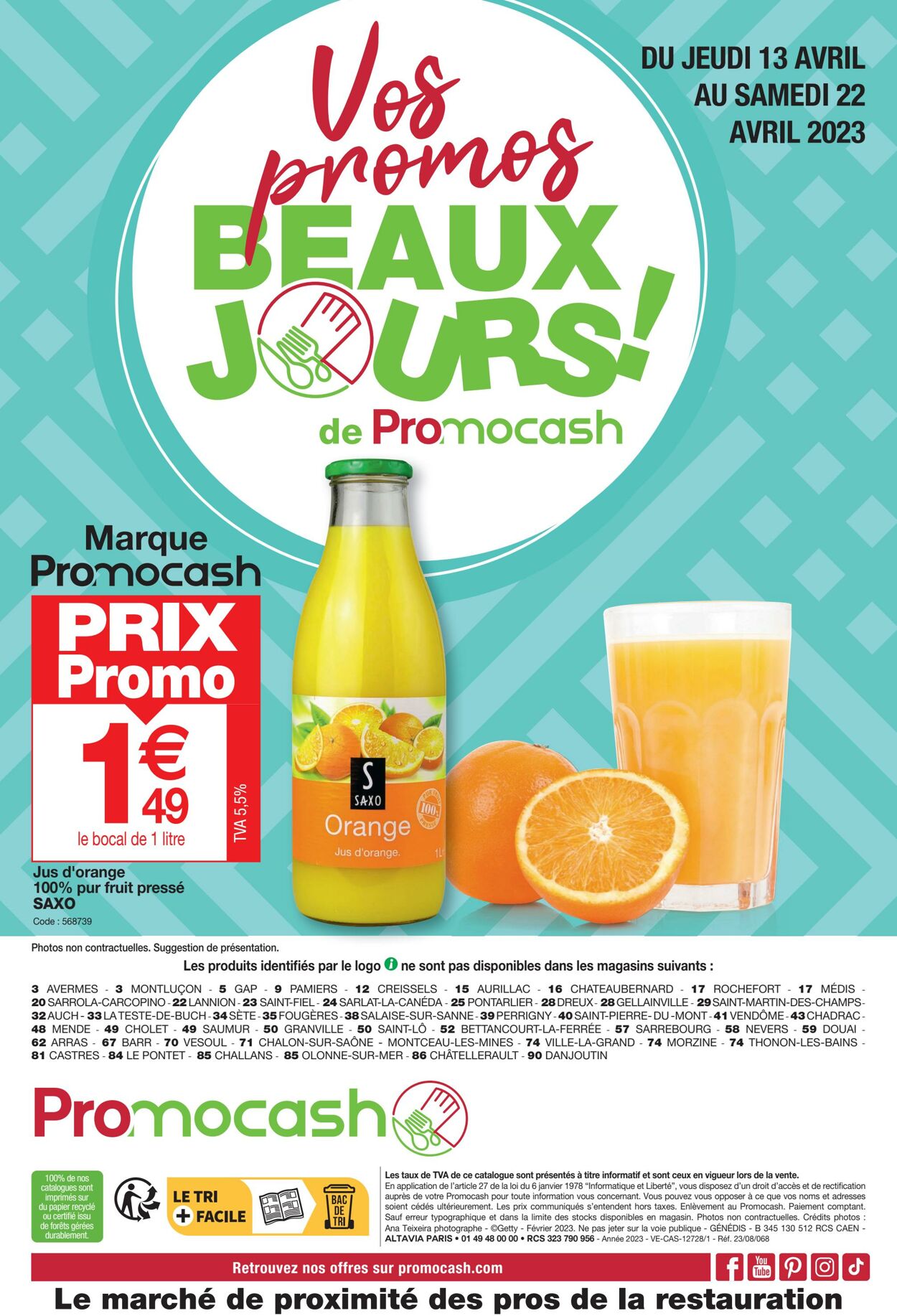 Catalogue Promocash 13.04.2023 - 22.04.2023