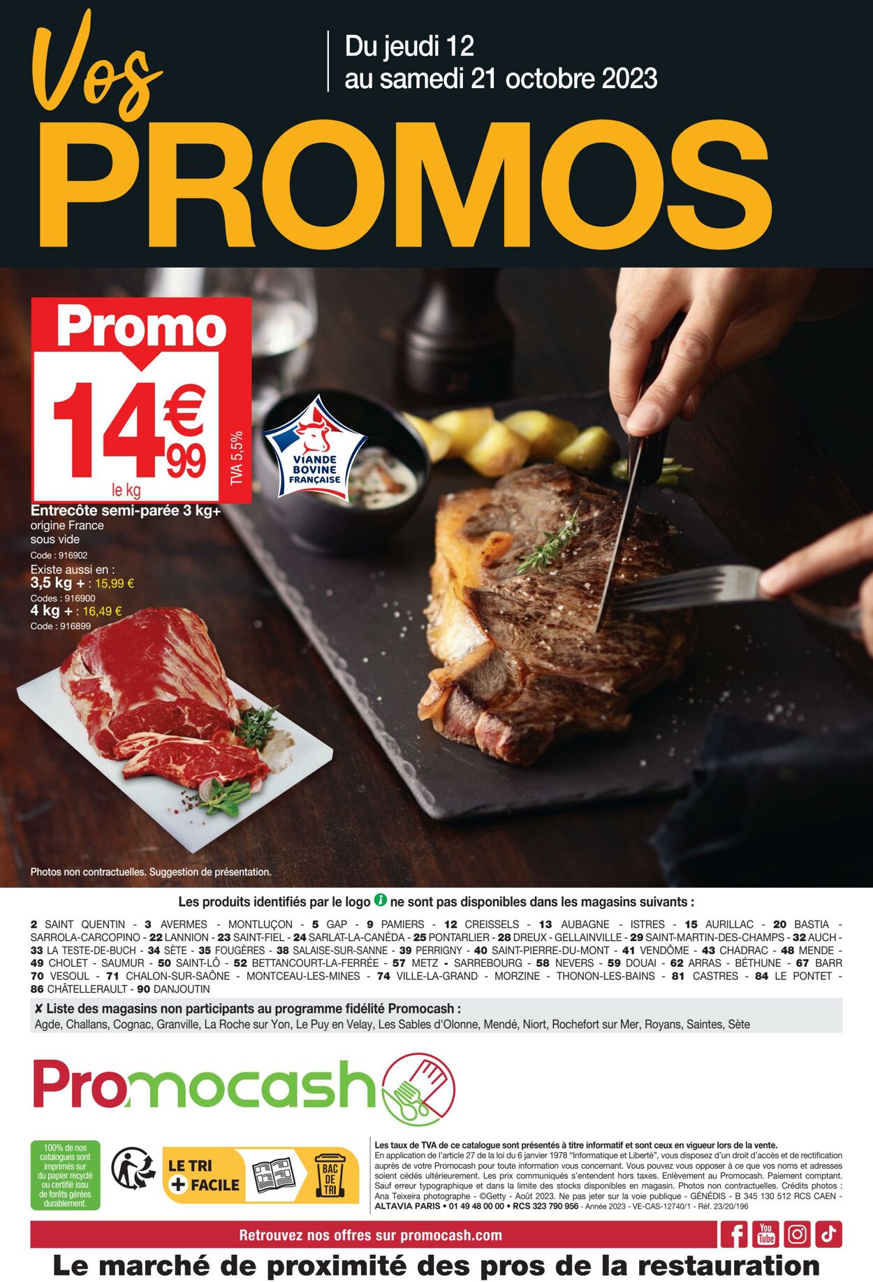 Catalogue Promocash 12.10.2023 - 21.10.2023