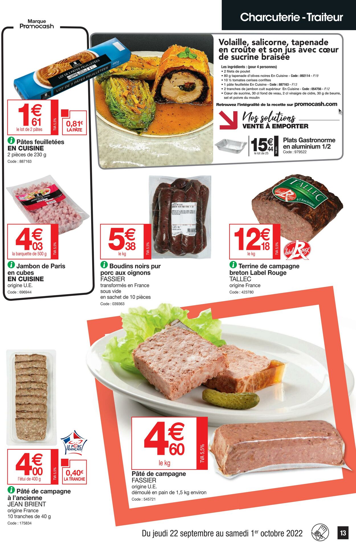 Catalogue Promocash 22.09.2022 - 01.10.2022