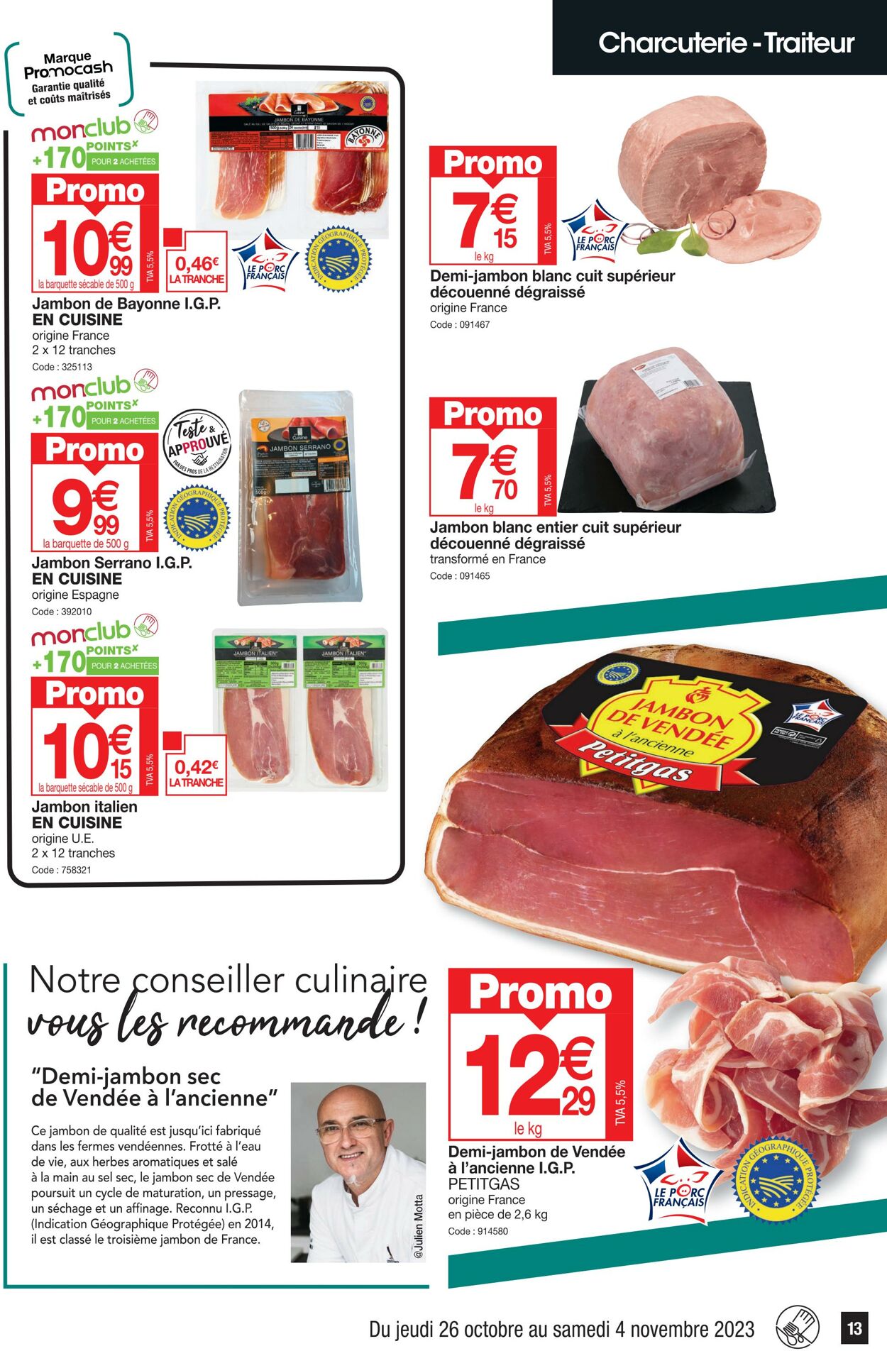 Catalogue Promocash 26.10.2023 - 04.11.2023