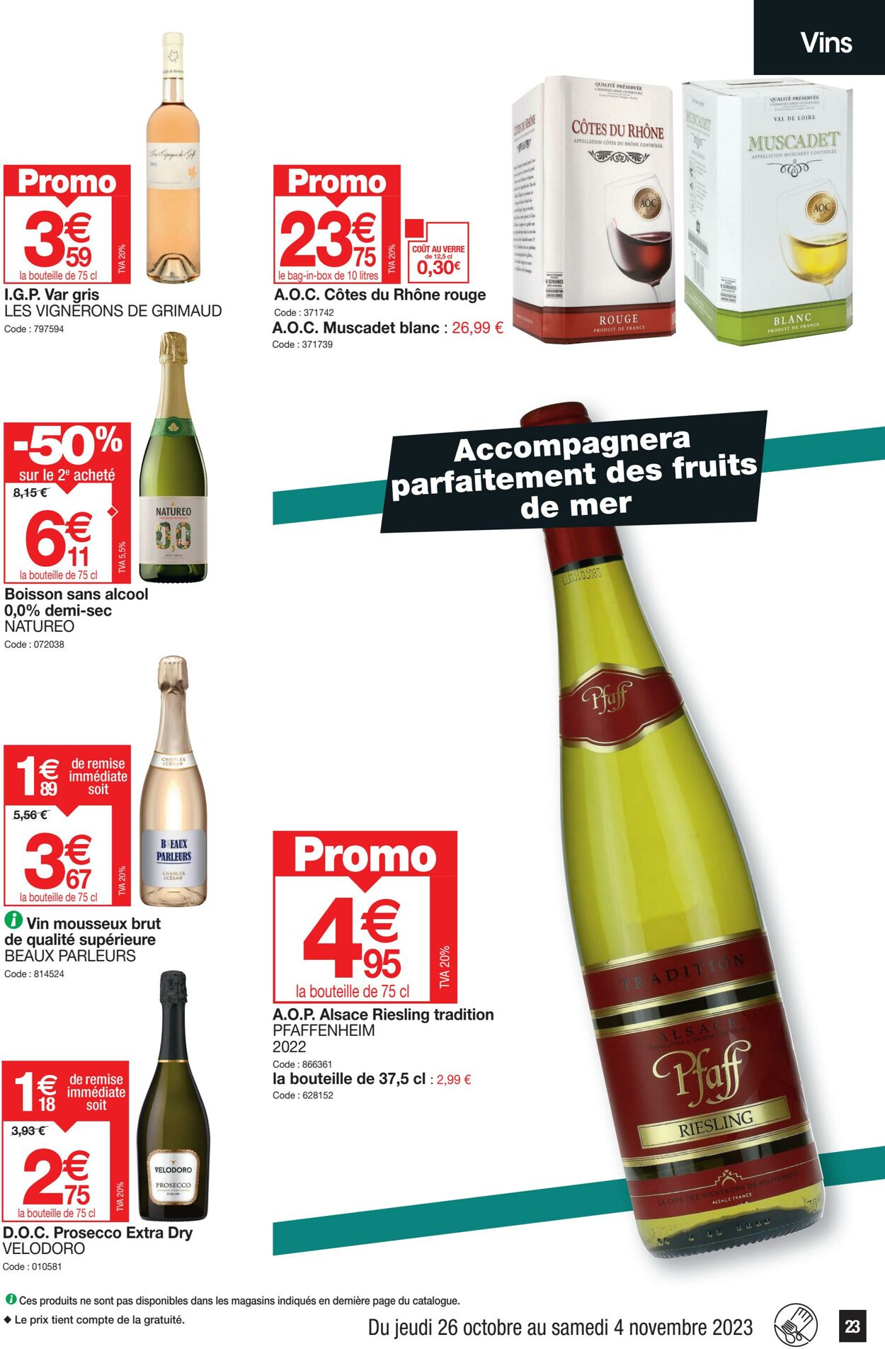 Catalogue Promocash 26.10.2023 - 04.11.2023