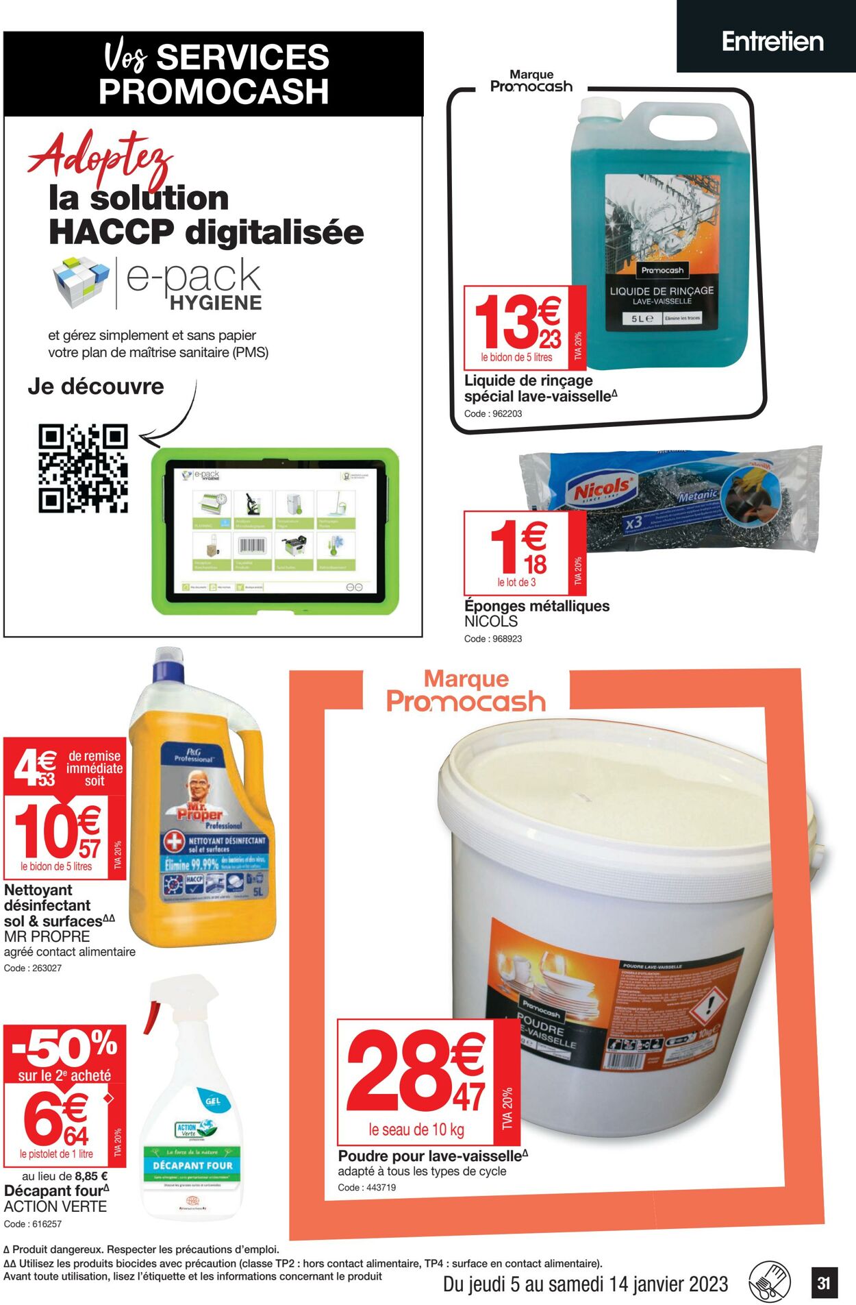 Catalogue Promocash 05.01.2023 - 14.01.2023