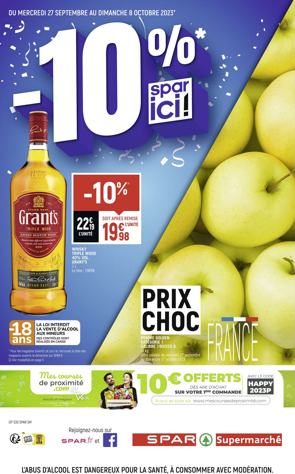 Catalogue Spar 27.09.2023 - 08.10.2023