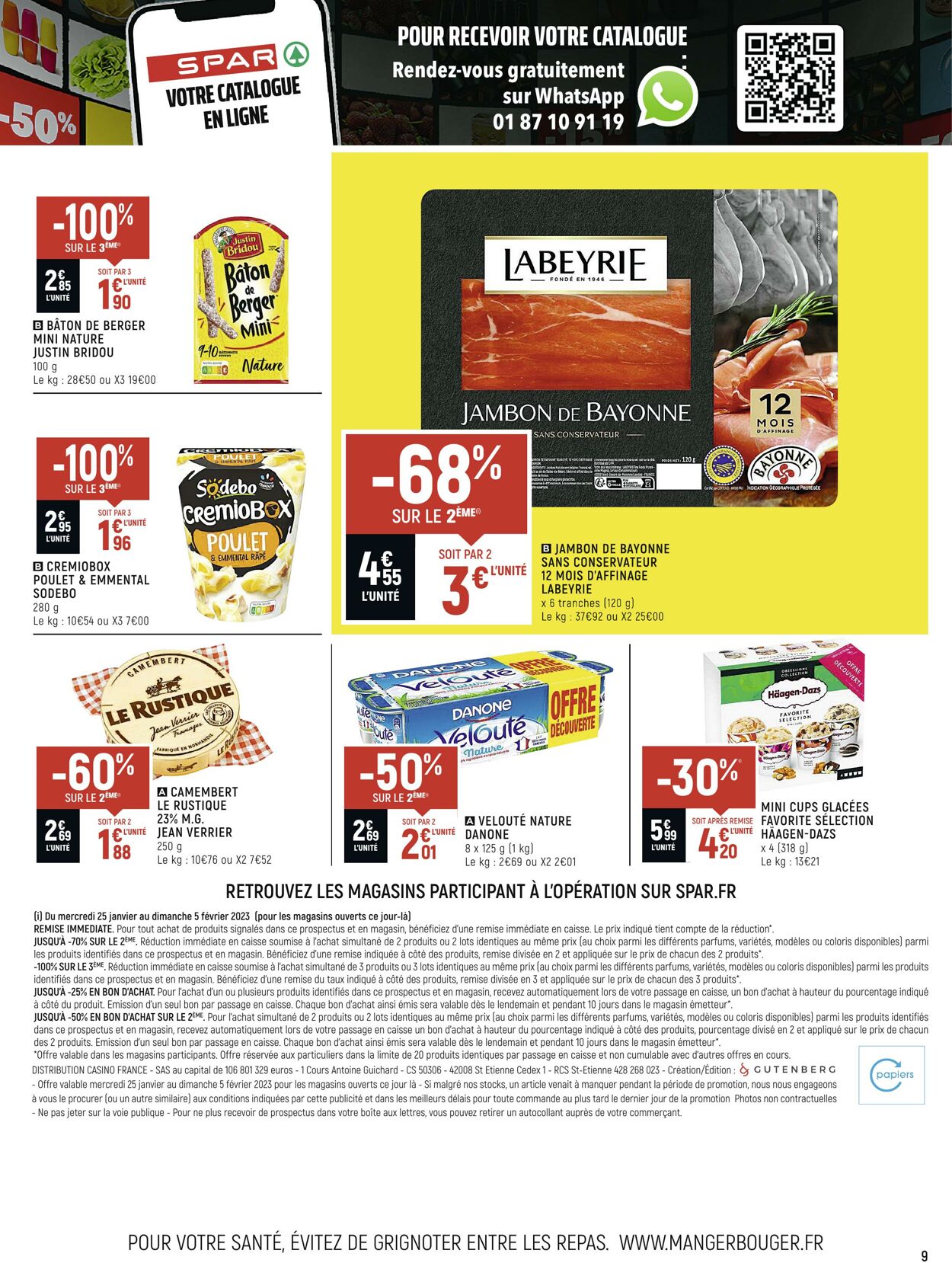 Catalogue Spar 25.01.2023 - 05.02.2023