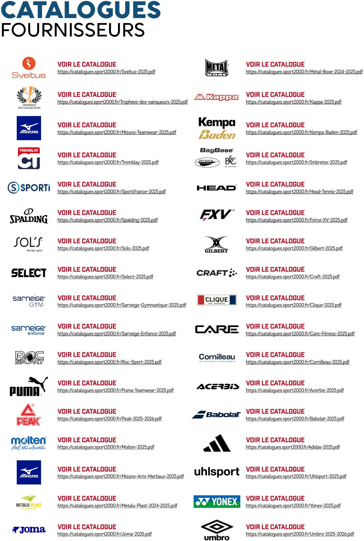 Catalogue Sport 2000 22.05.2025 - 05.06.2025