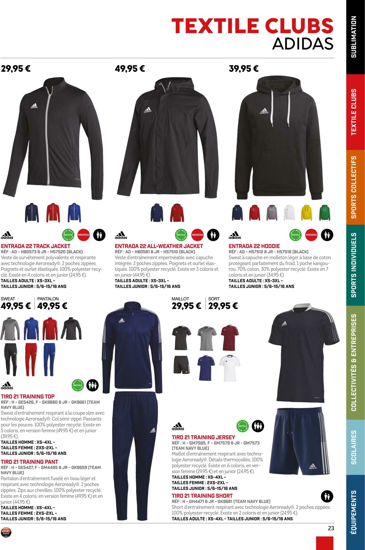 Catalogue Sport 2000 01.05.2022 - 30.04.2023