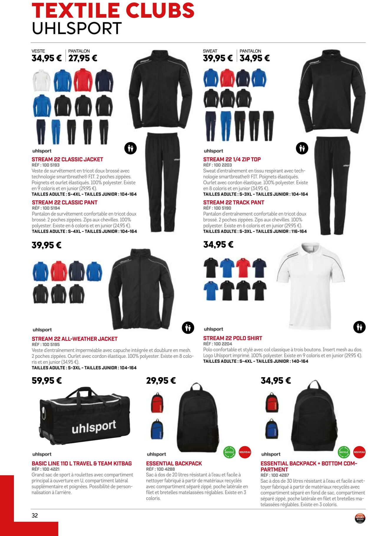 Catalogue Sport 2000 01.05.2022 - 30.04.2023