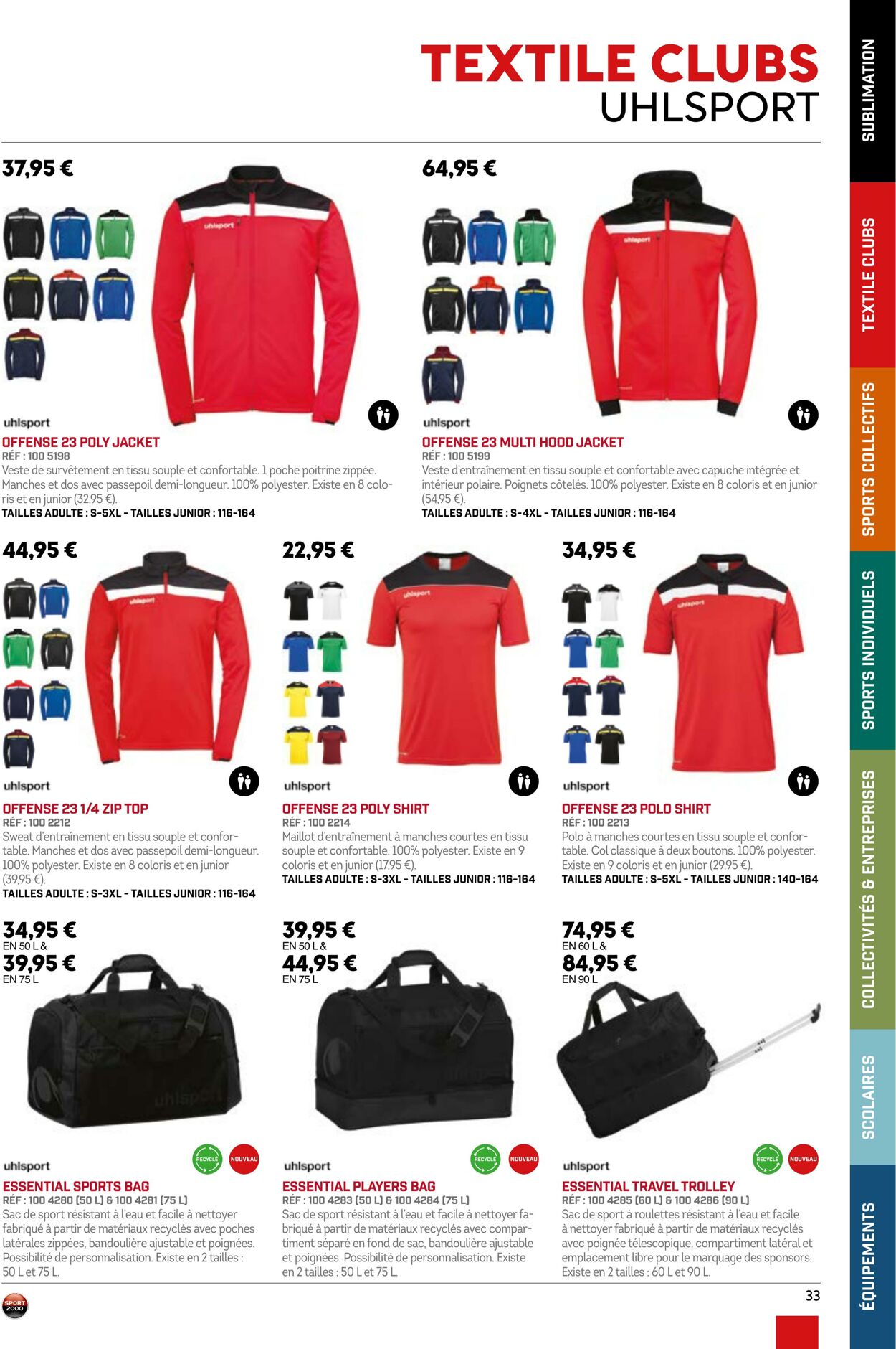 Catalogue Sport 2000 01.05.2022 - 30.04.2023