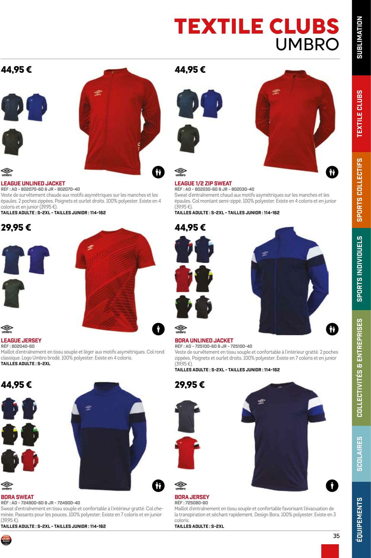 Catalogue Sport 2000 01.05.2022 - 30.04.2023