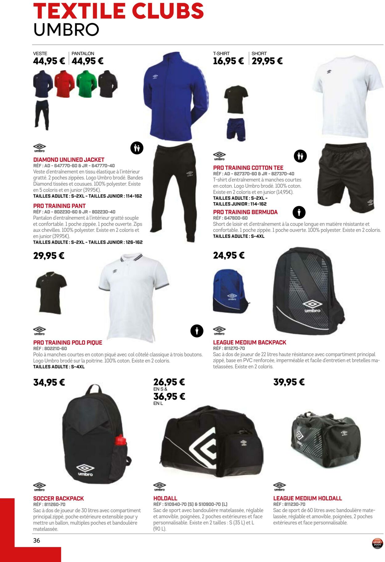 Catalogue Sport 2000 01.05.2022 - 30.04.2023