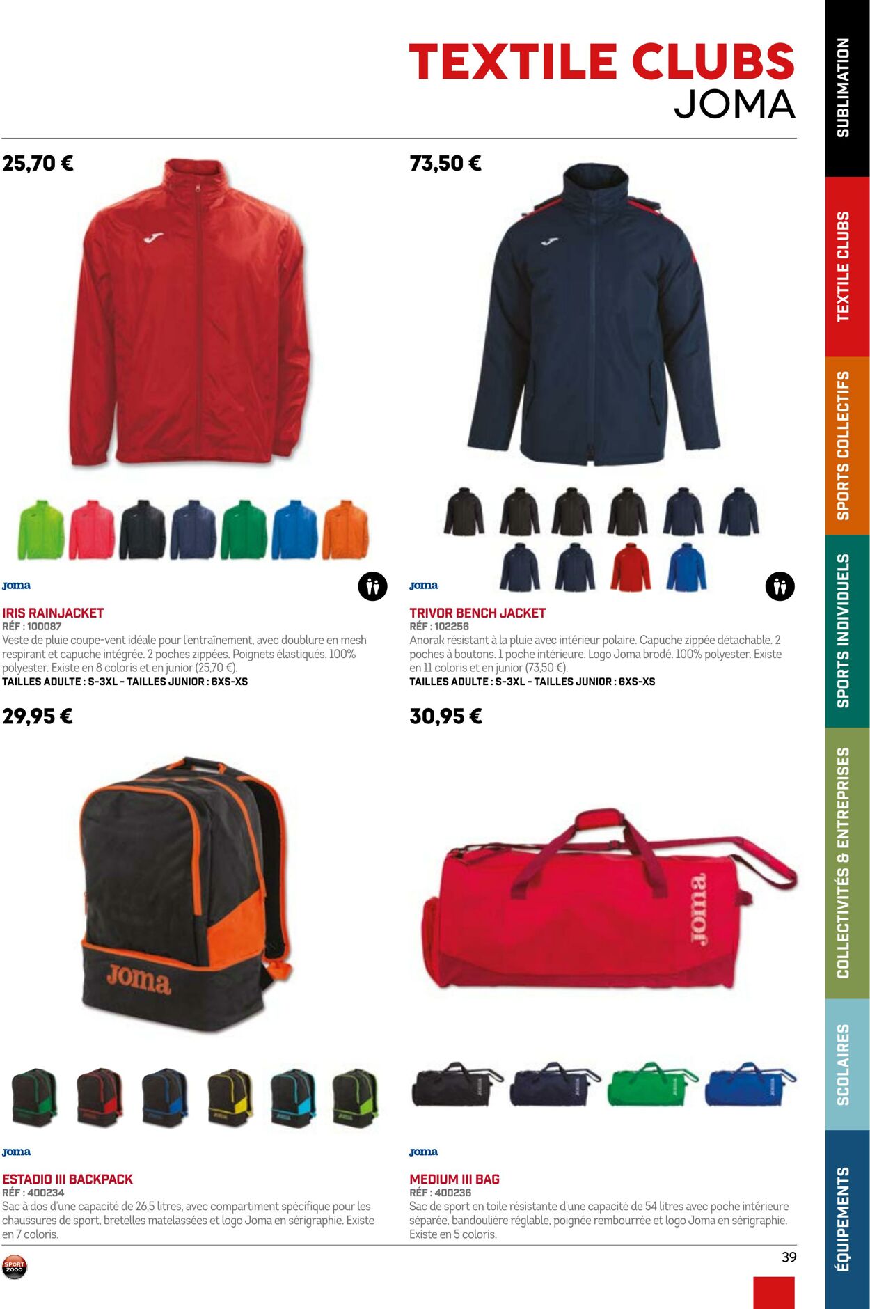 Catalogue Sport 2000 01.05.2022 - 30.04.2023