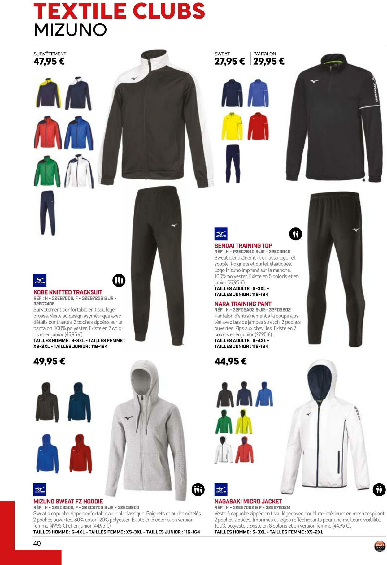 Catalogue Sport 2000 01.05.2022 - 30.04.2023