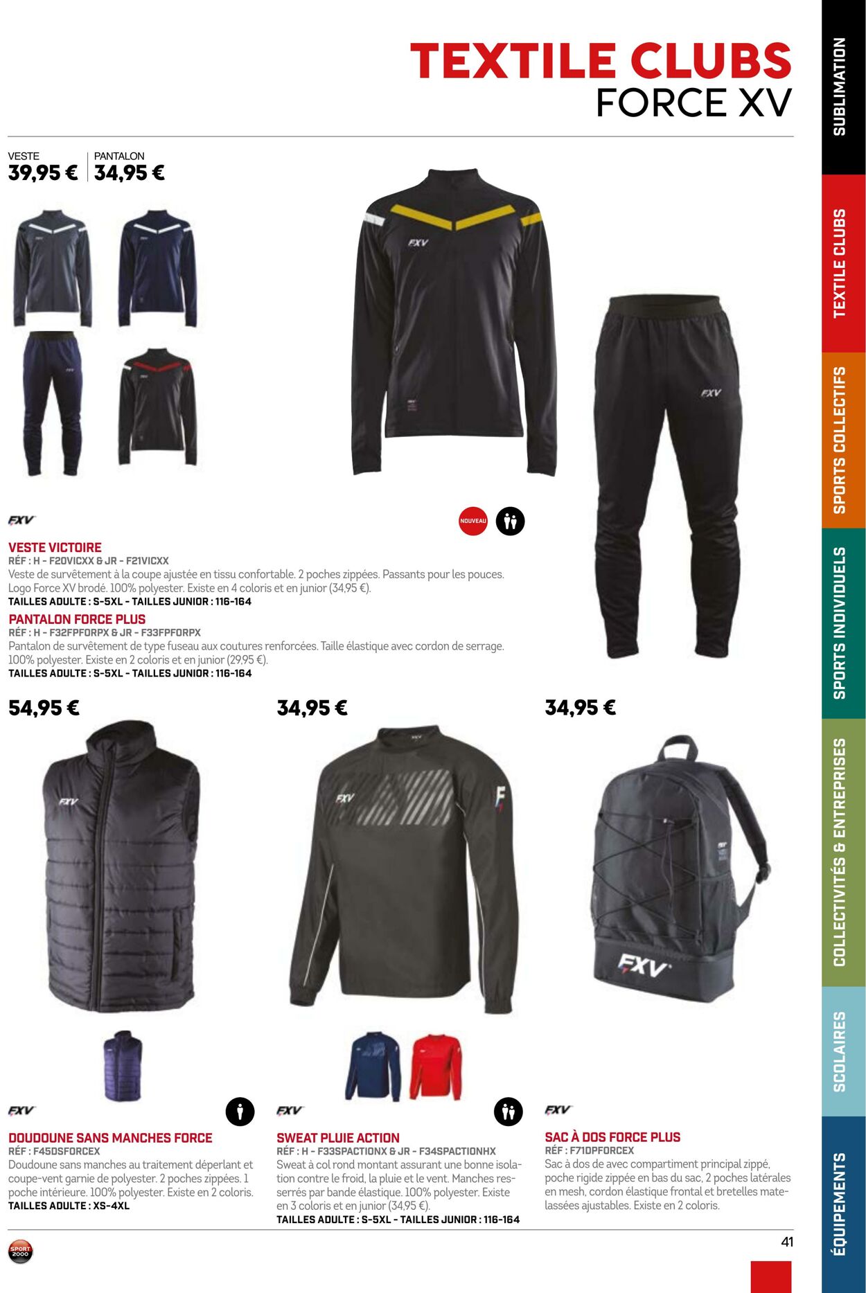 Catalogue Sport 2000 01.05.2022 - 30.04.2023