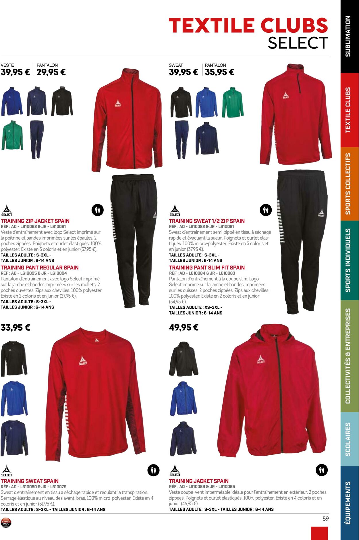 Catalogue Sport 2000 01.05.2022 - 30.04.2023