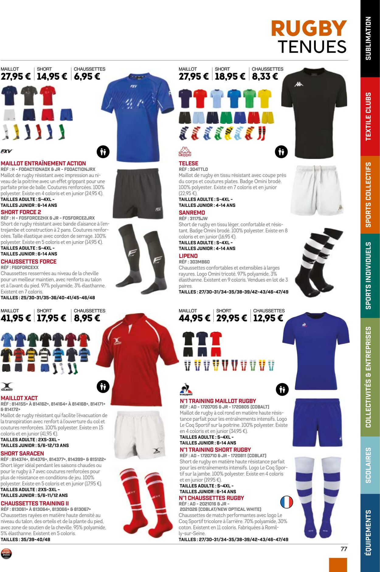 Catalogue Sport 2000 01.05.2022 - 30.04.2023