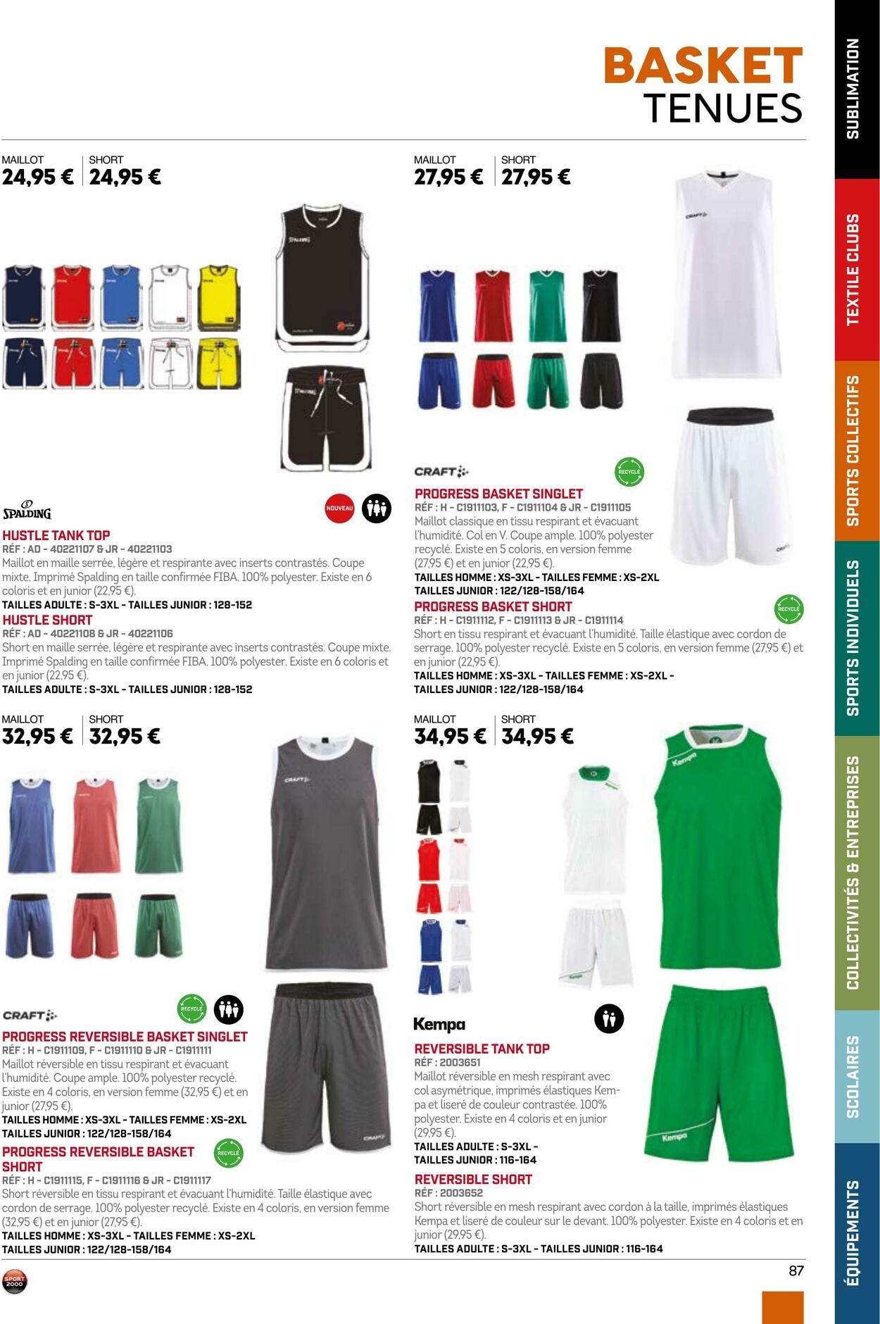 Catalogue Sport 2000 01.05.2022 - 30.04.2023