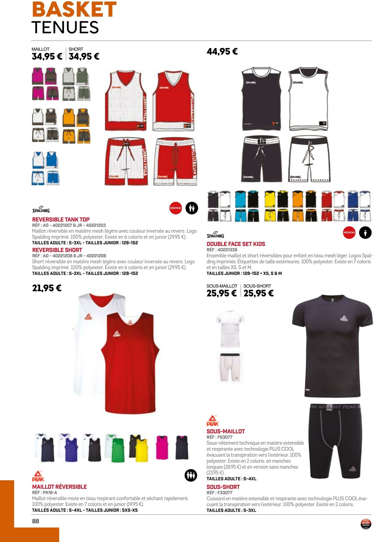 Catalogue Sport 2000 01.05.2022 - 30.04.2023