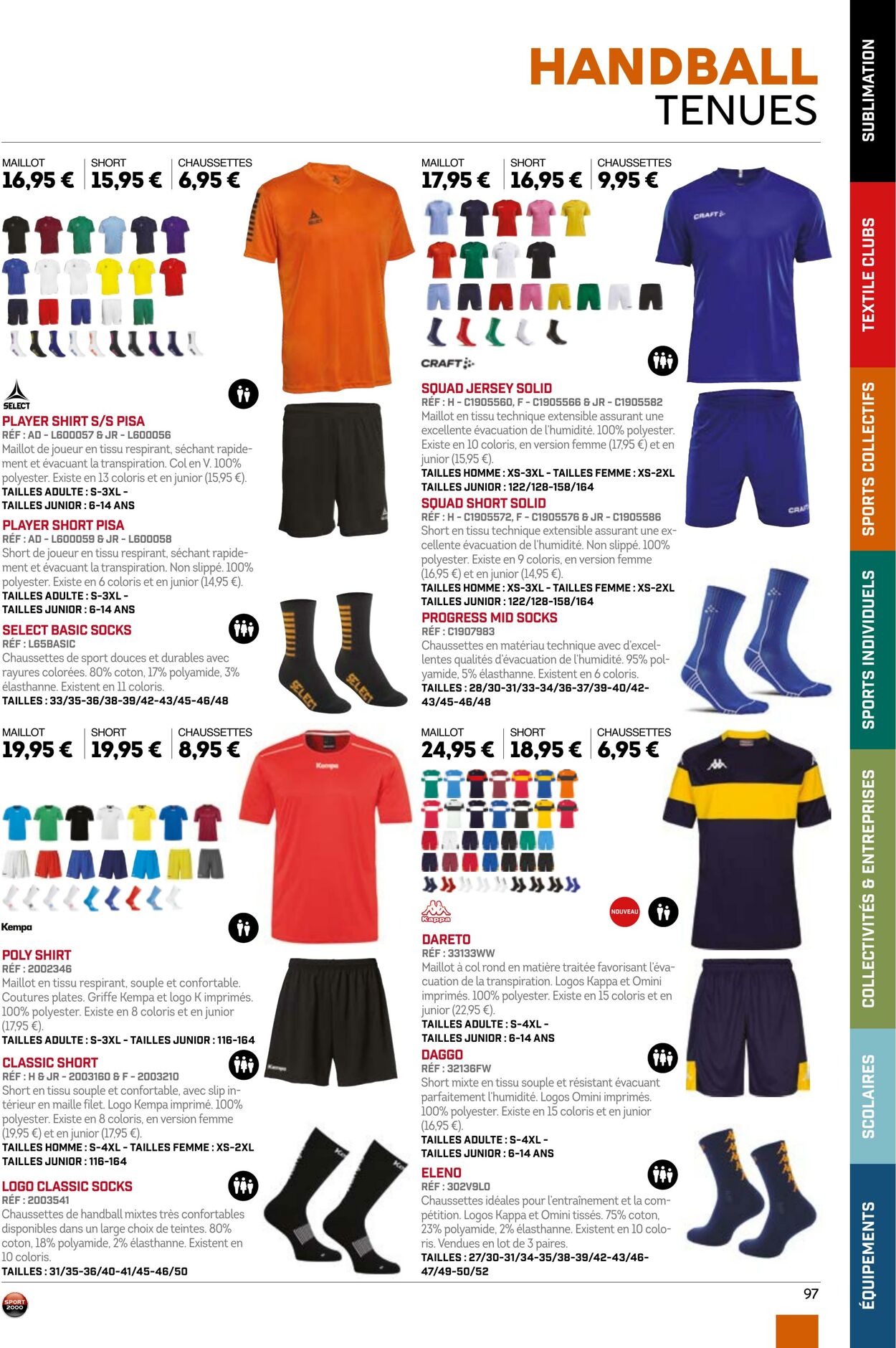 Catalogue Sport 2000 01.05.2022 - 30.04.2023