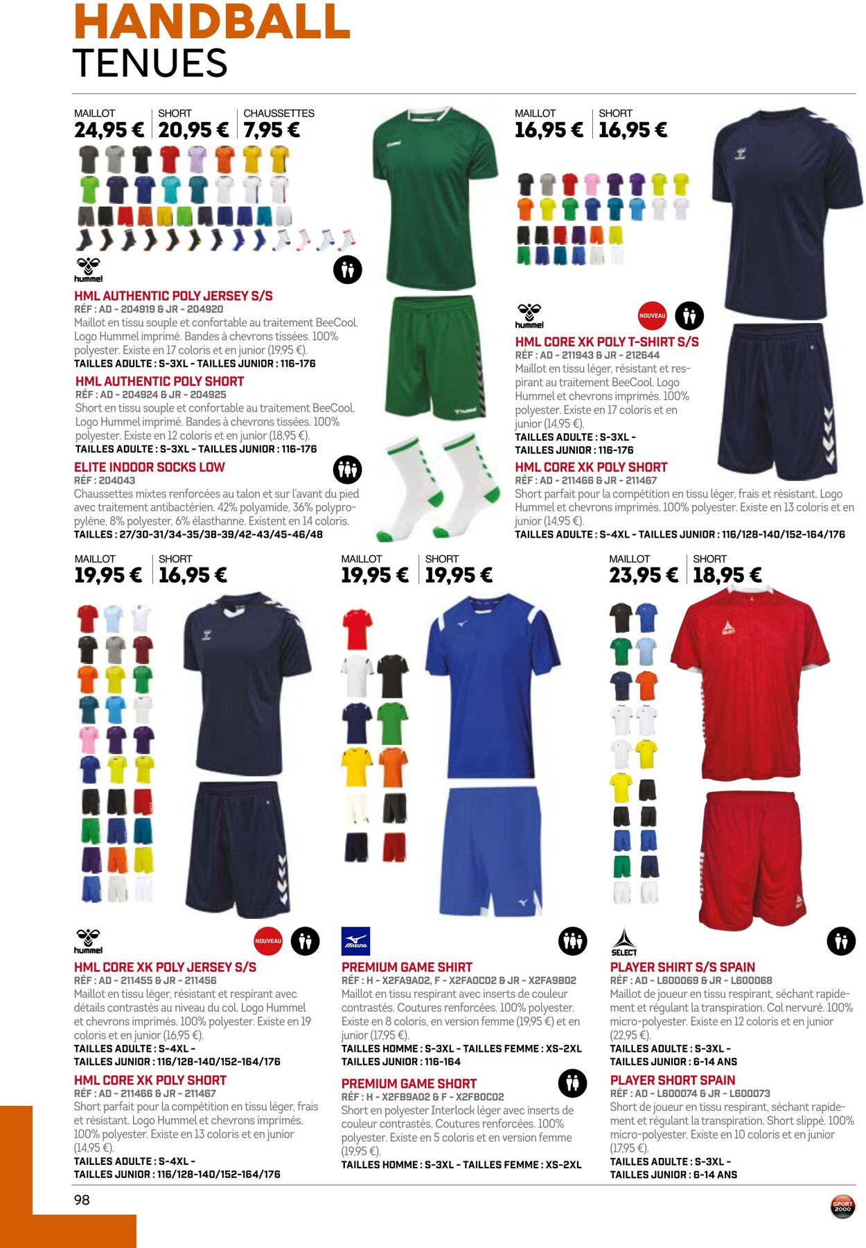 Catalogue Sport 2000 01.05.2022 - 30.04.2023