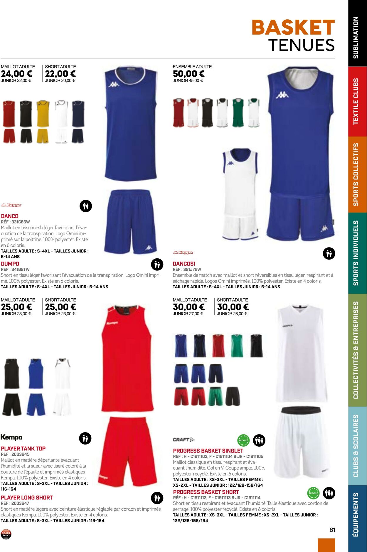 Catalogue Sport 2000 01.05.2023 - 31.08.2024