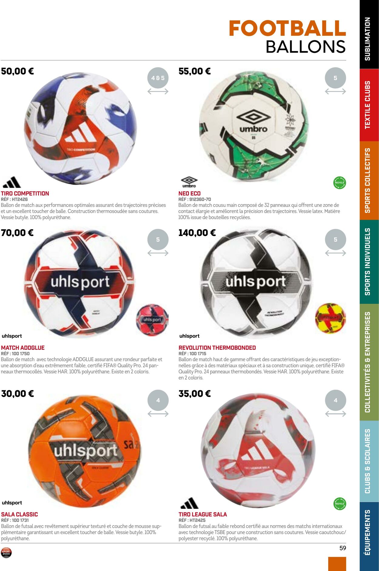 Catalogue Sport 2000 01.05.2023 - 31.08.2024