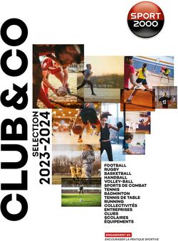 Catalogue Sport 2000 01.05.2023 - 31.03.2024