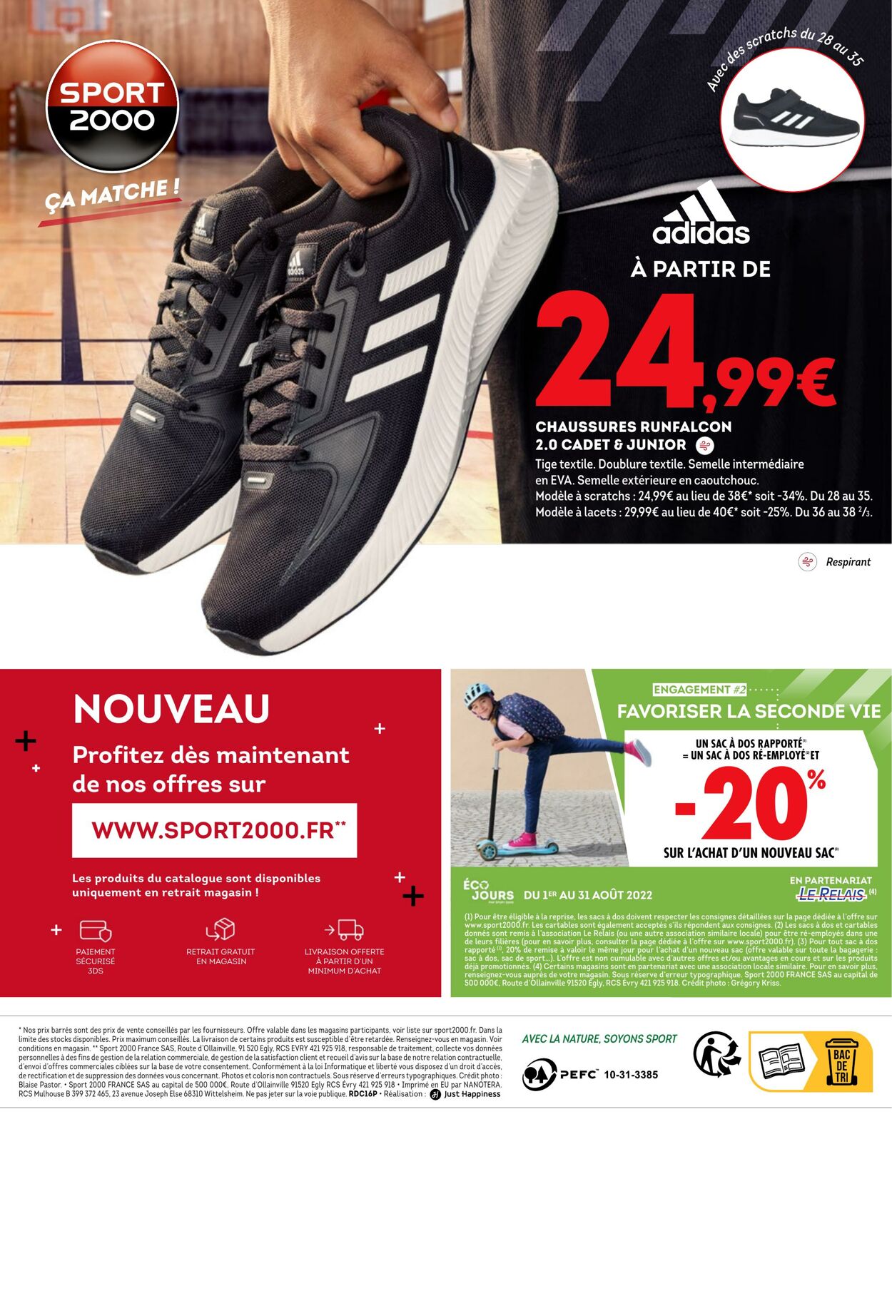 Catalogue Sport 2000 01.08.2022 - 31.08.2022