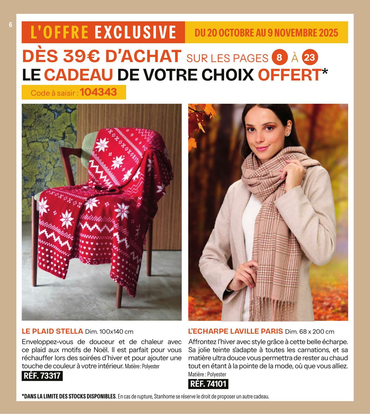 Catalogue Stanhome 21.10.2025 - 04.11.2025