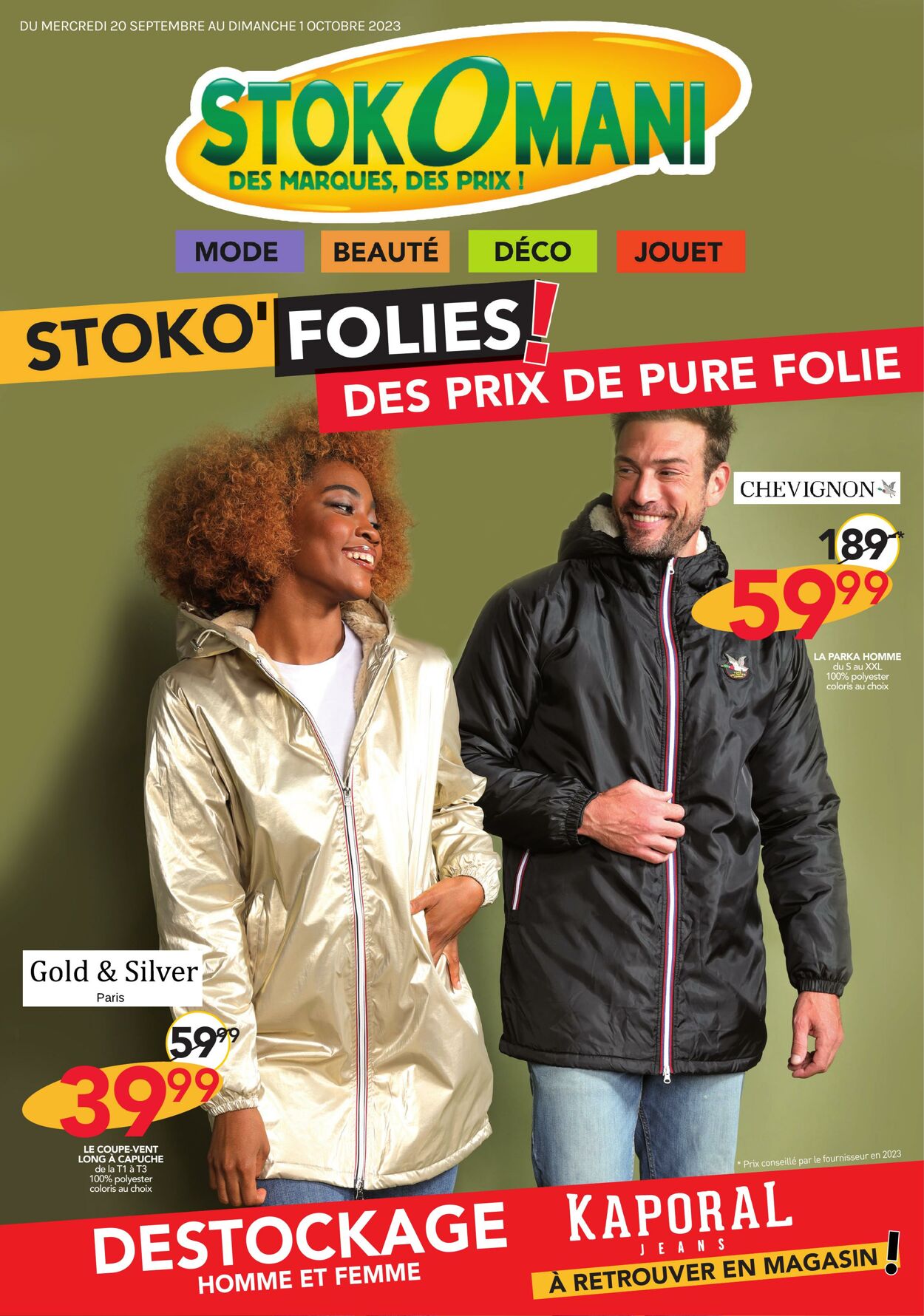 Catalogue Stokomani - STOKO'FOLIES ! DES PRIX DE PURE FOLIE 20 sept. 2023 - 1 oct. 2023