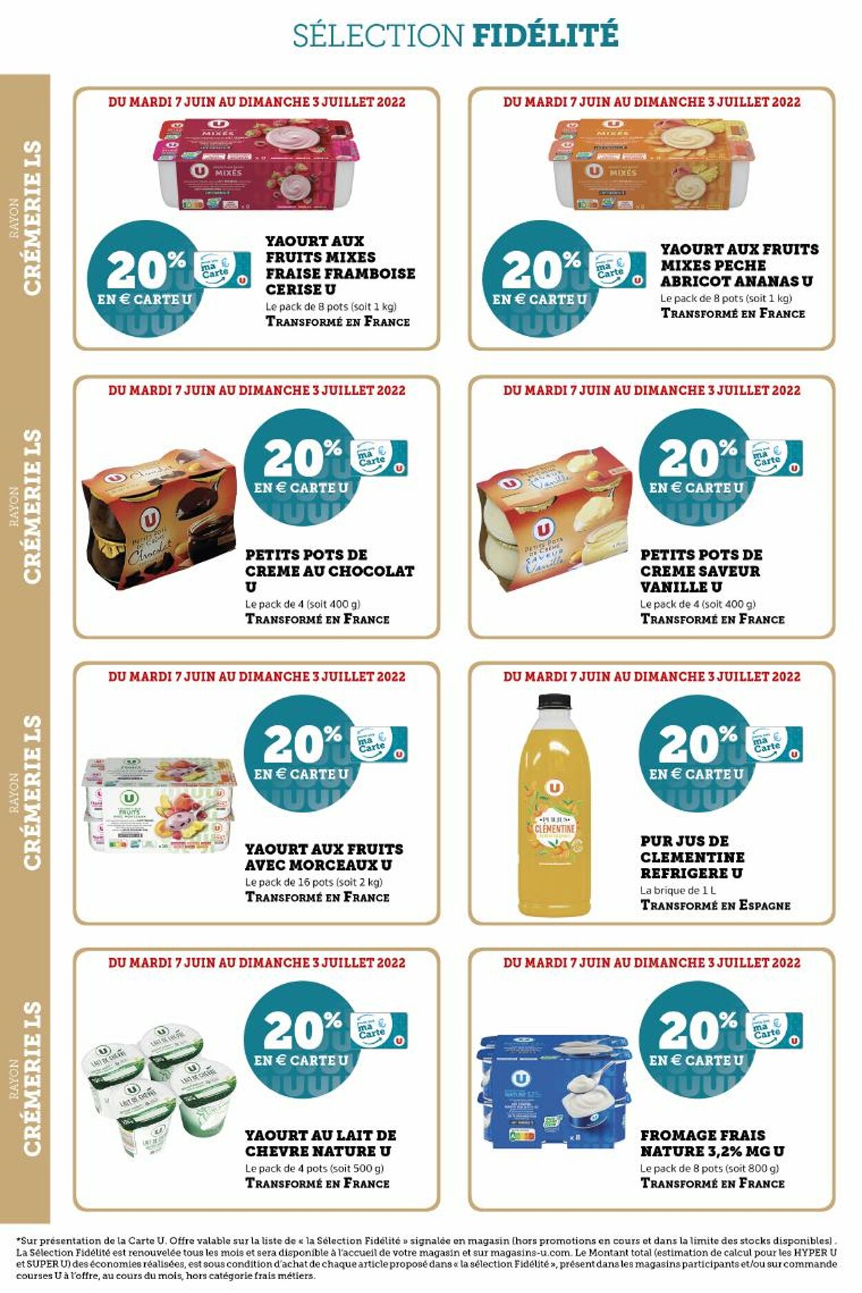 Catalogue Super U 07.06.2022 - 03.07.2022