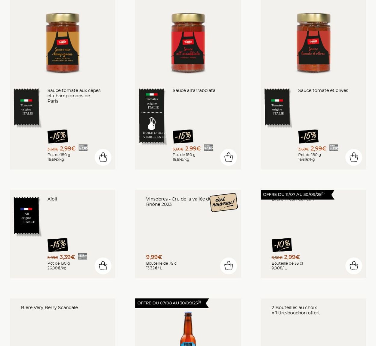 Catalogue Thiriet 08.09.2025 - 14.09.2025