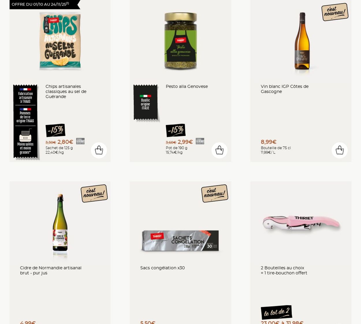 Catalogue Thiriet 20.10.2025 - 26.10.2025