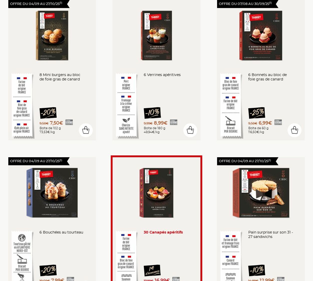 Catalogue Thiriet 22.09.2025 - 28.09.2025