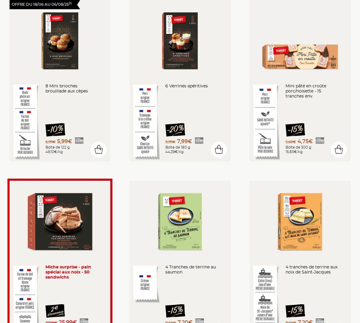Catalogue Thiriet 07.07.2025 - 13.07.2025