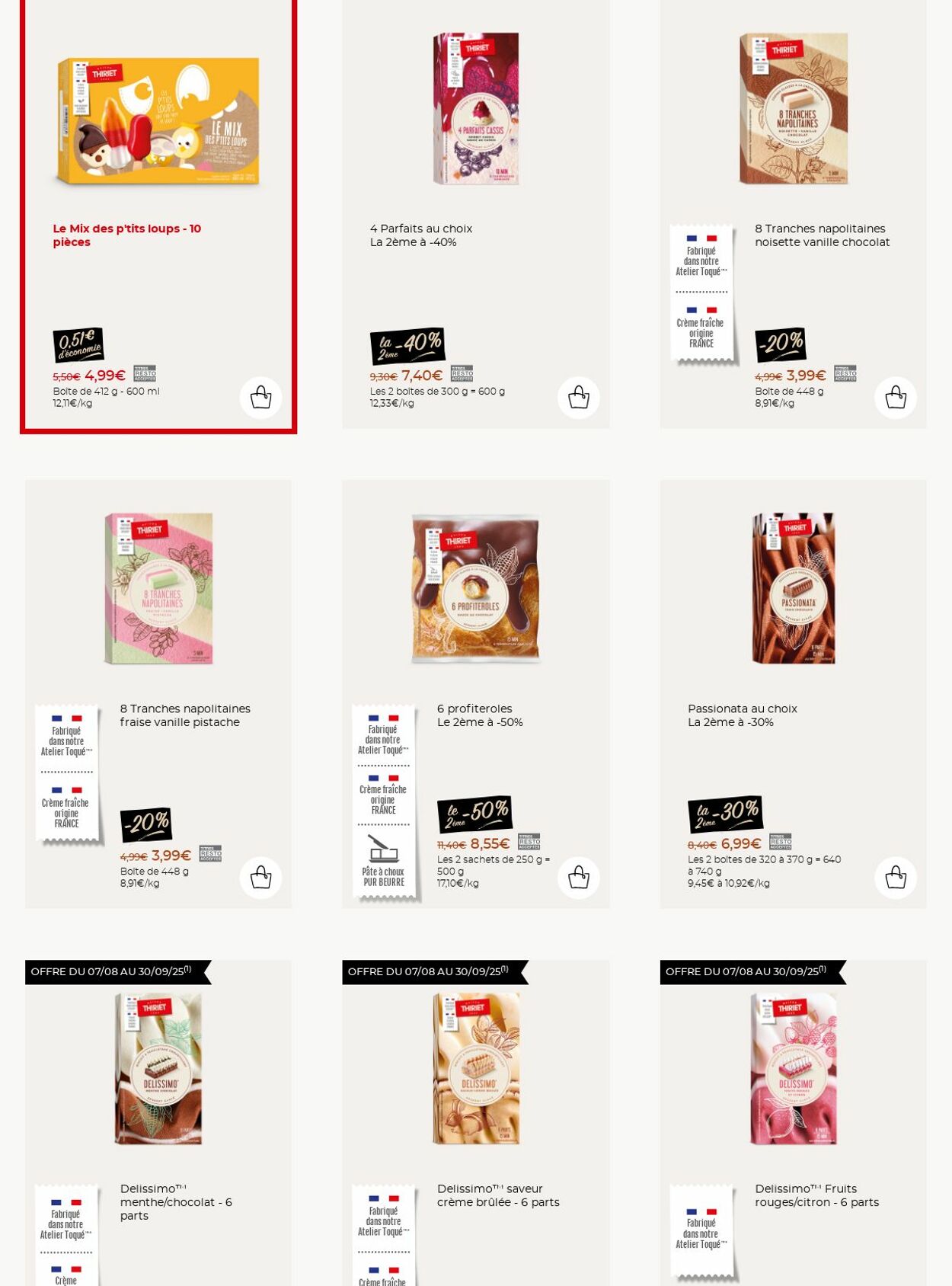 Catalogue Thiriet 25.08.2025 - 31.08.2025