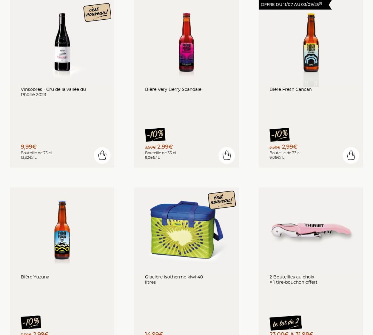 Catalogue Thiriet 25.08.2025 - 31.08.2025