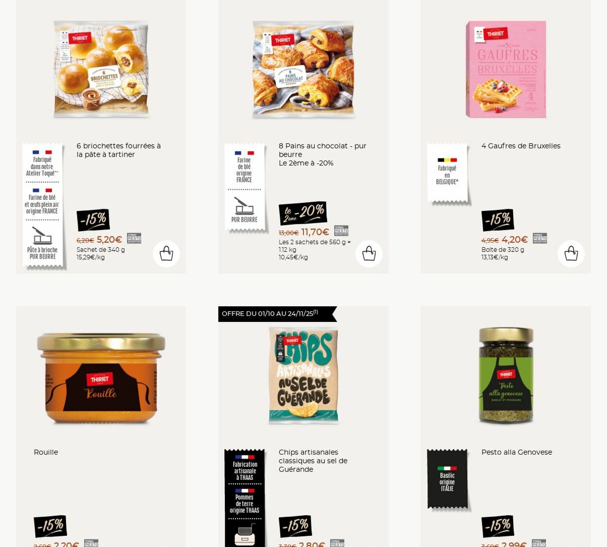 Catalogue Thiriet 27.10.2025 - 02.11.2025