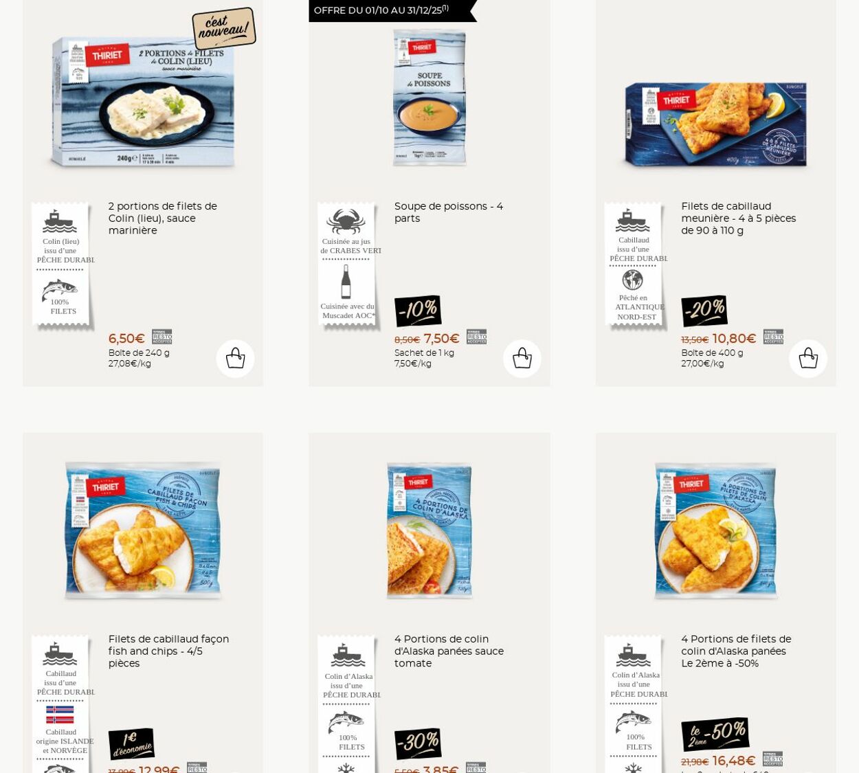 Catalogue Thiriet 27.10.2025 - 02.11.2025