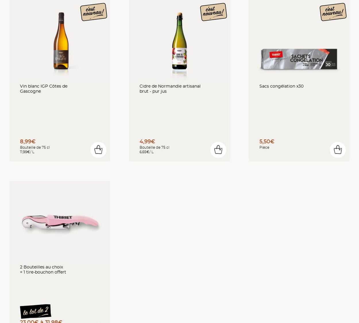Catalogue Thiriet 27.10.2025 - 02.11.2025