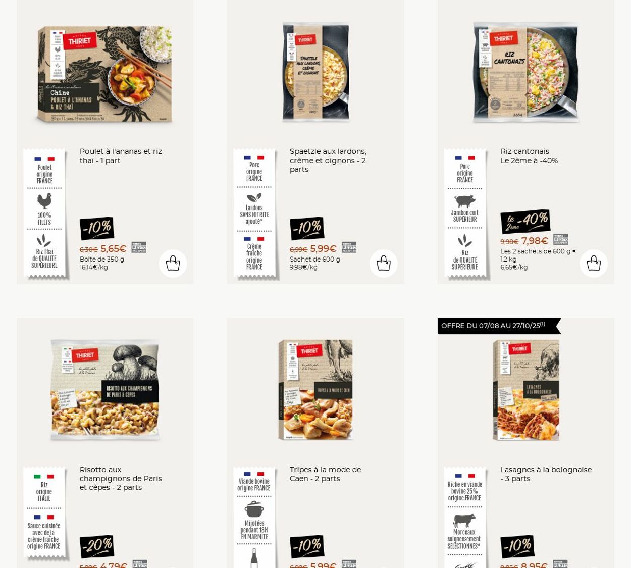 Catalogue Thiriet 27.10.2025 - 02.11.2025